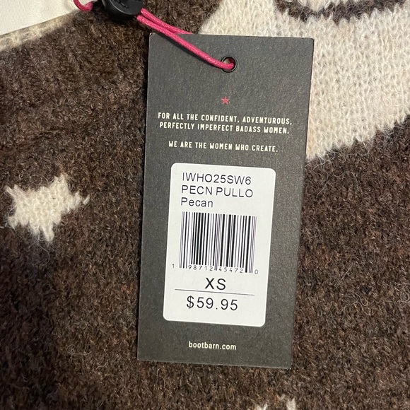 Idyllwind Saddleridge Western Conversation Print Sweater - Picture 7 of 9